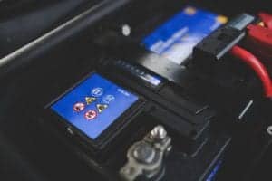 car battery warnings