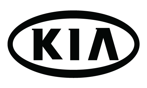 Kia logo in black oval