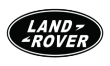 Black Land Rover logo representing expert Land Rover repair, maintenance, and diagnostics services at Kwik Kar Richardson, TX.