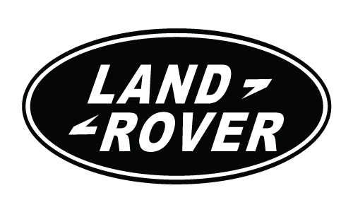 black land rover logo