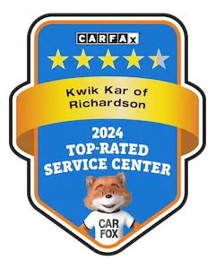 Kwik Kar receives 2024 top-rated service center award.