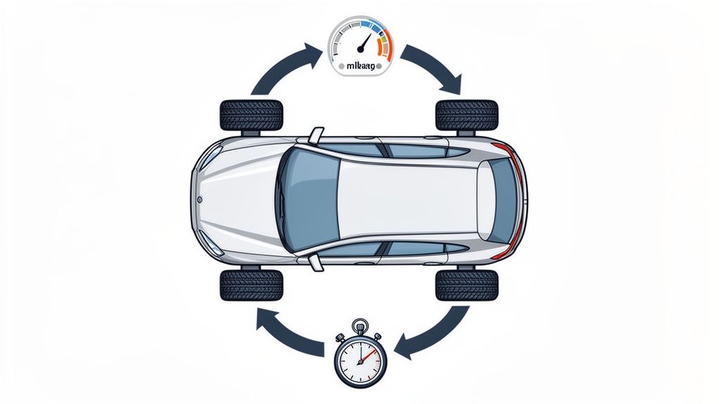 Regular Tire Rotation: 5,000–8,000 Mile Guide