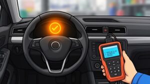 Car diagnostics with OBD scanner
