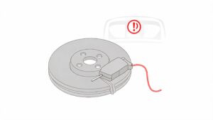 brake pad indicator brake sensor