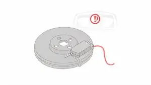 brake pad indicator brake sensor