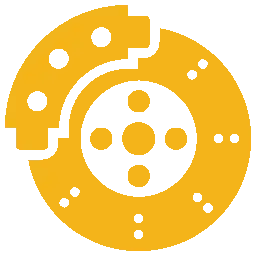 Disc brake icon for brake repair and service at Kwik Kar Richardson, TX