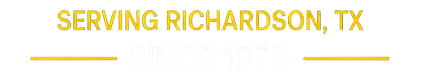Serving Richardson, TX since 1972 banner
