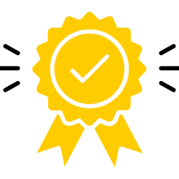 Kwik Kar Richardson 24 month 24,000 mile warranty badge for auto repair and maintenance services
