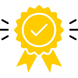 Kwik Kar Richardson 24 month 24,000 mile warranty badge for auto repair and maintenance services